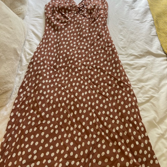 A&F Polka Dot Midi Dress - Picture 3 of 4
